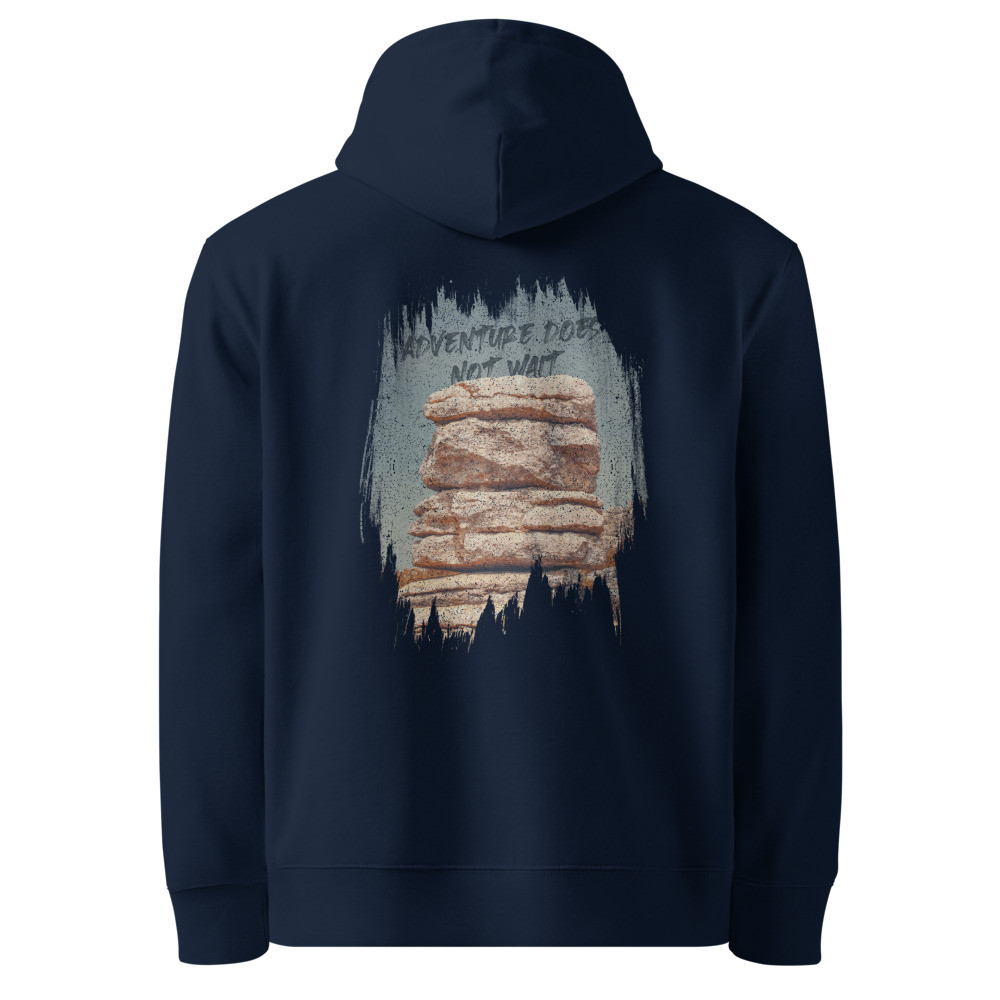 The Rock Organic Cotton Hoodie - Adventure Does Not Wait