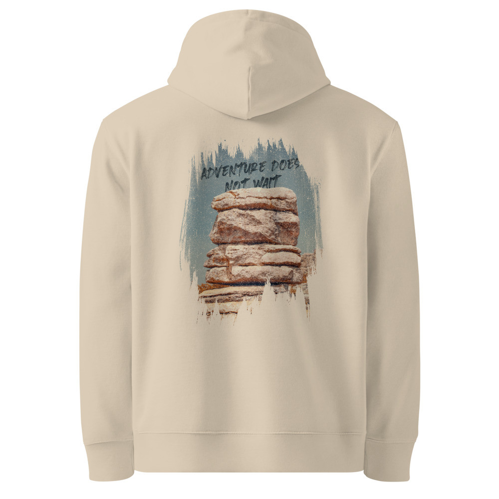The Rock Organic Cotton Hoodie - Adventure Does Not Wait