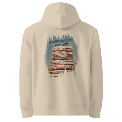 The Rock Organic Cotton Hoodie - Adventure Does Not Wait
