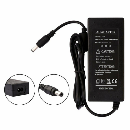 12V 5A 60W 3 Pin Plug 12v Power Supply Adapter Conventer ~2364