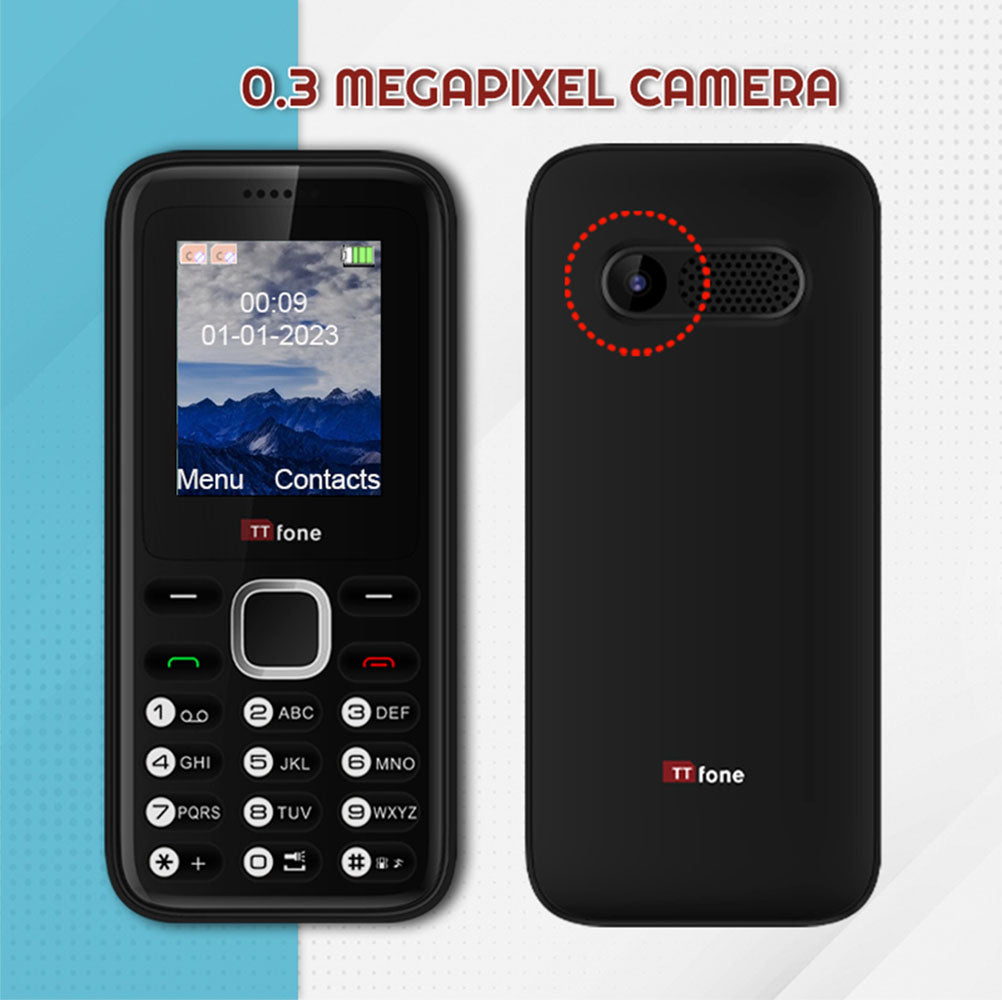 TTfone TT150 Blue Dual SIM with Mains Charger