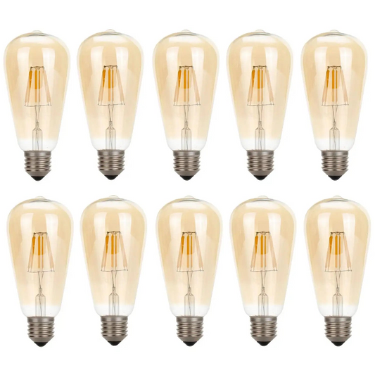 10 x ST64 E27 4W Vintage Antique Retro Edison Lamp Light Bulbs Filament 220V UK~2184