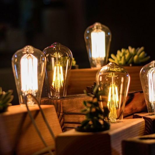 10 x ST64 E27 4W Vintage Antique Retro Edison Lamp Light Bulbs Filament 220V UK~2184