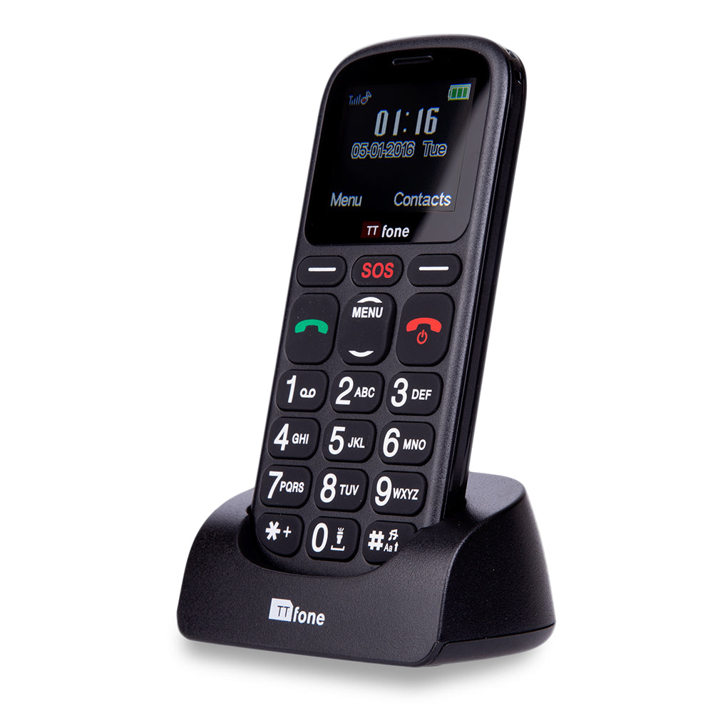TTfone Comet TT100 Big Button Basic Senior Unlocked SOS Emergency Mobile Phone