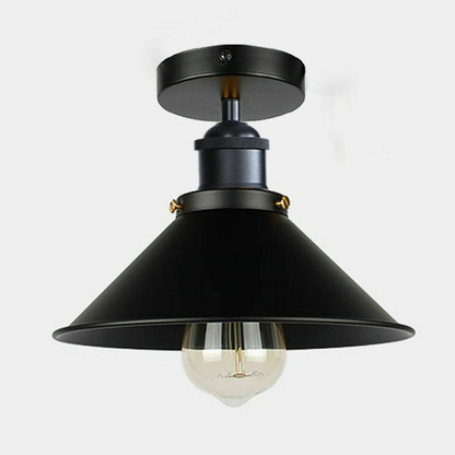 Vintage Industrial Ceiling Lights Retro Black Shade Pendant Sconce Lamp~2599