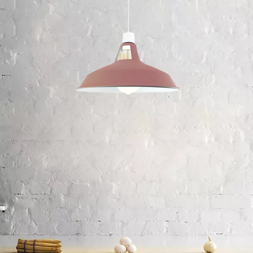 Vintage Metal Retro Bedroom Kitchen Pendant Shade Modern Lighting Lampshade~1071