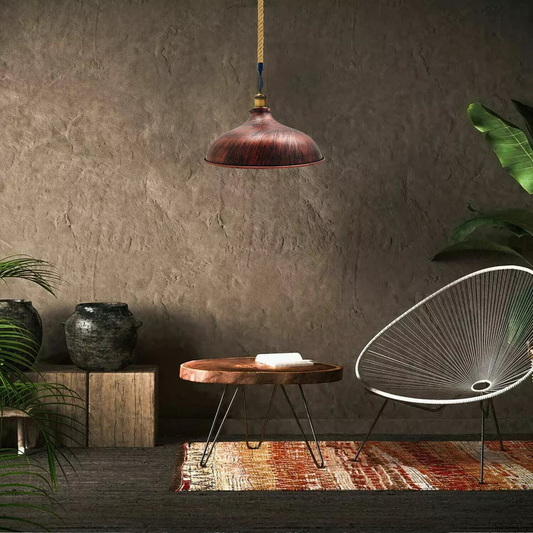 Industrial Retro Style Ceiling Light Pendant Lamp Shade ~1947