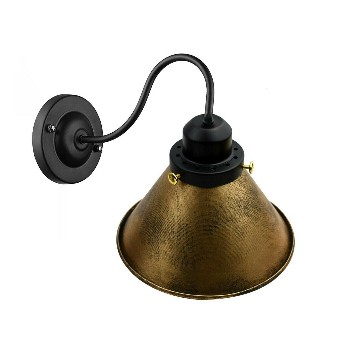 Wall Sconces Â Brushed Copper Vintage Lamp Shade~2826