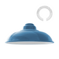 Light Blue Lamp Shade Gloss Modern Metal Light Shade~1087
