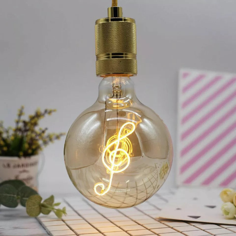 LED E27 T45 4W Vintage Edison Filament Glass Retro Warm White 3 Pack~1014