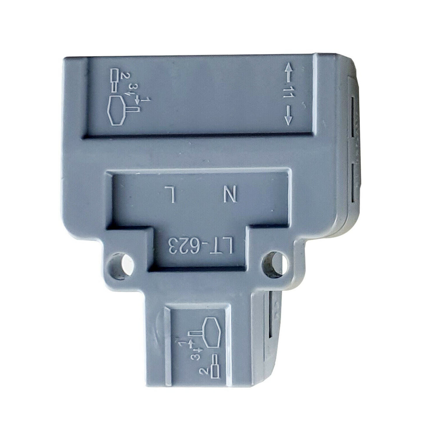 Connector 2to 6 Out Wire Splitter Terminal Block Compact Wiring Blocks ~1747