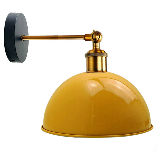 Yellow Modern Retro Style Glossy Wall Sconce Wall Light Lamp Fixture~3450
