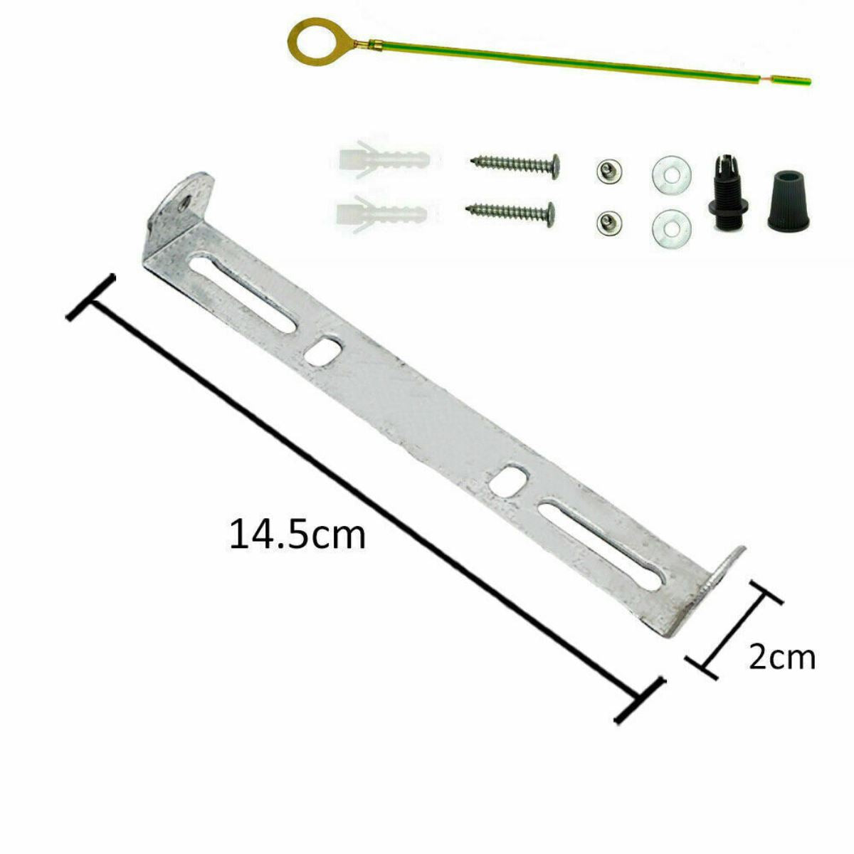 145mm Ceiling Rose Strap Side fitting Bracket ~2398
