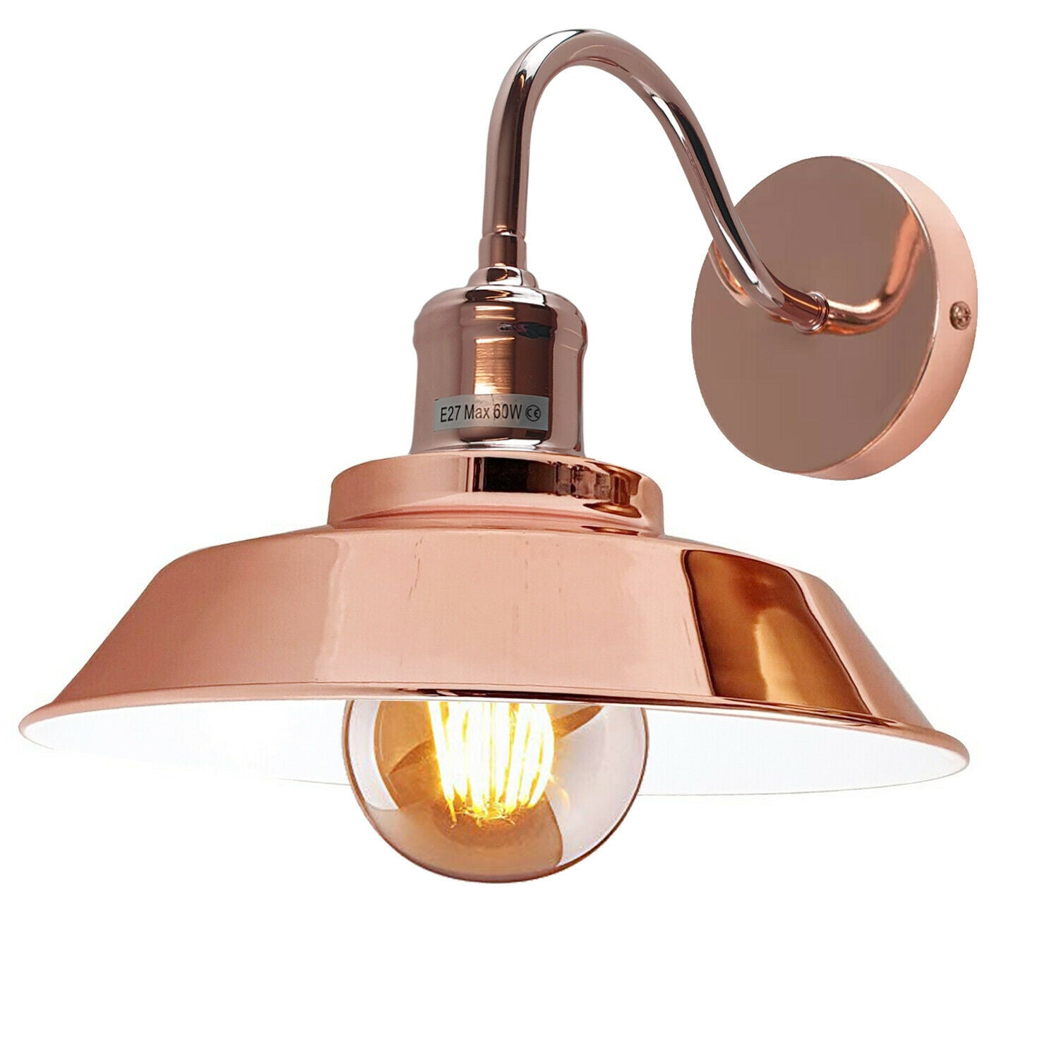 Luxury Rose Gold Wall Lights for Modern Homes~1742