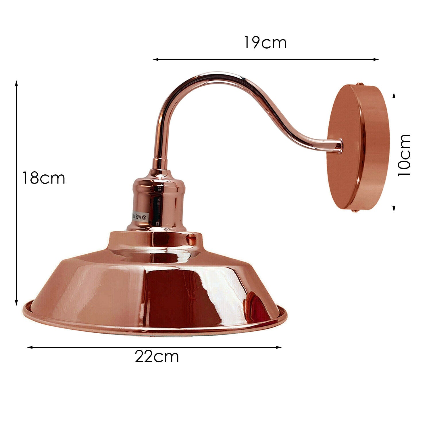 Luxury Rose Gold Wall Lights for Modern Homes~1742