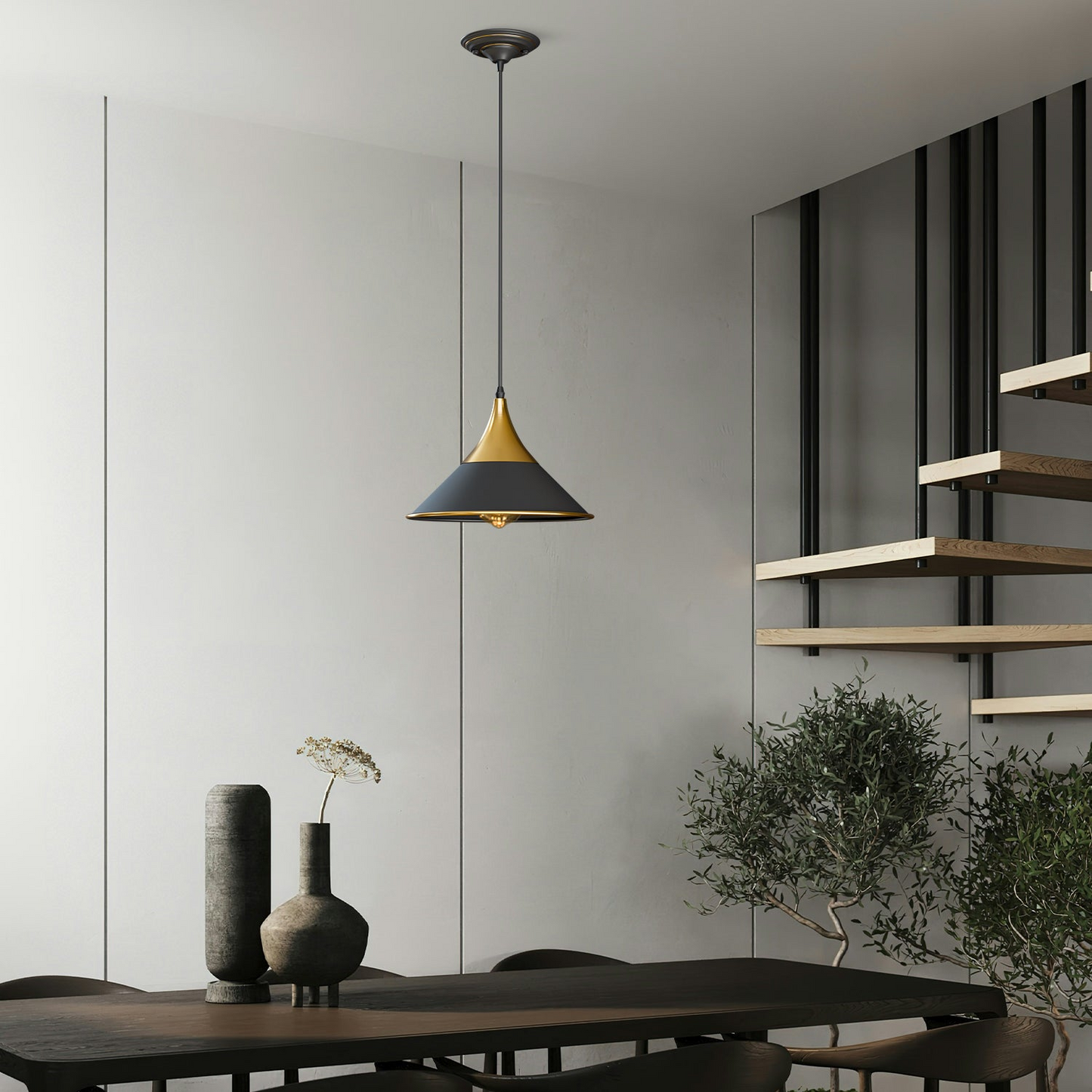 Light Fitting Ceiling Shade industrial Metal Pendant Style Hanging Lampshade~2691