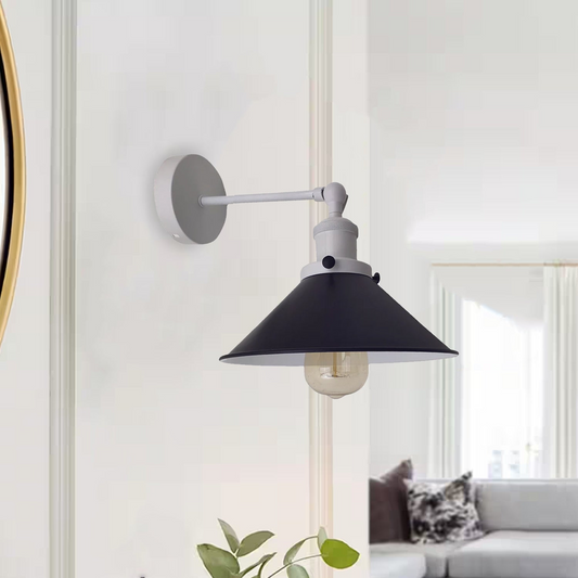 Adjustable Black Wall Sconces Lamps and White~2564