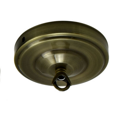 108mm Diameter Green Brass Color Ceiling Rose Hook Plate Light Fitting Chandelier~2649
