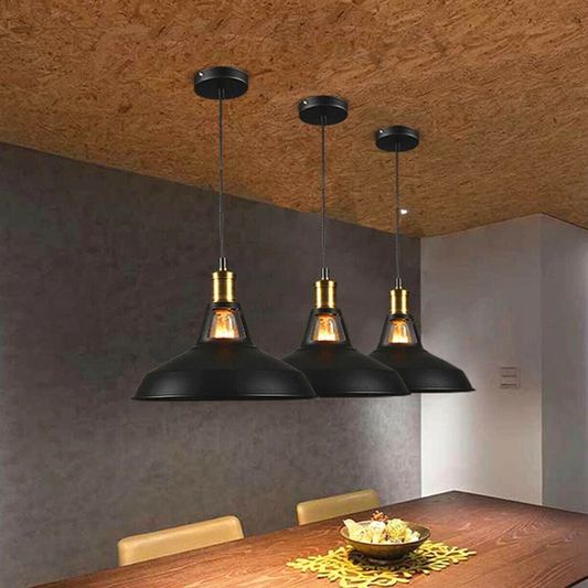 3 Pack Stylish Kitchen Island Pendant Light Metal UK ~3579