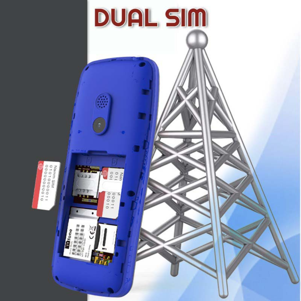TTfone TT175 Dual SIM with USB Cable, EE Pay As You Go