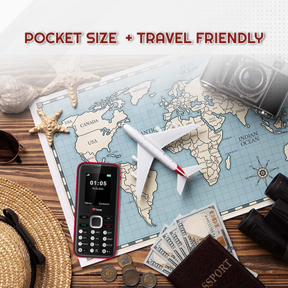 TTfone TT150 Black Dual SIM Mobile with USB Cable, EE Pay As You Go