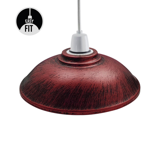 Modern Retro Pendant Ceiling Light Shade Rustic Red~1898