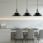 2-Pack Retro Metal Pendant Light Shades – Vintage Style for Home & Lounge~3580