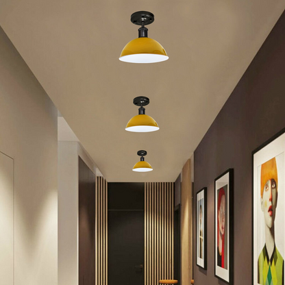 Yellow Metal Ceiling mounted Lamp -Bright Lighting~1640
