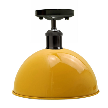 Yellow Metal Ceiling mounted Lamp -Bright Lighting~1640