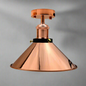 Industrial Ceiling Lights Rose Gold Shade Sconce Lamp~2600