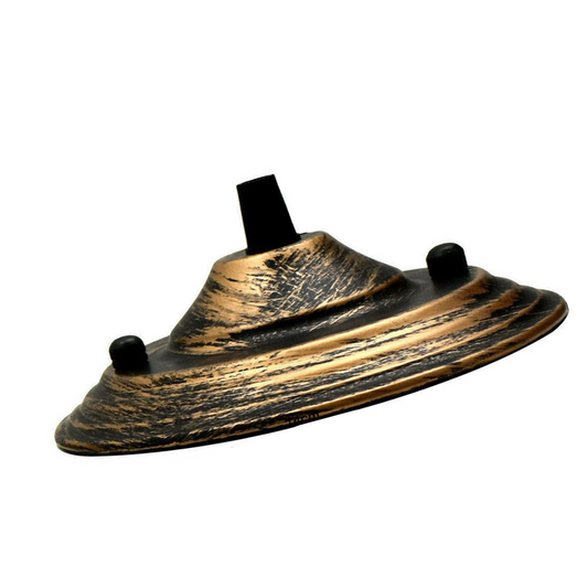 Brushed Copper Color 140mm Ceiling Rose Pendant Cable Grip Flex Plate For Light Fitting~2654