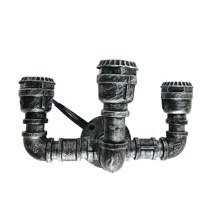 Brushed Silver Wall Lamp Water Pipe Wall Light Fixture Wall Mounted Lighting~2888