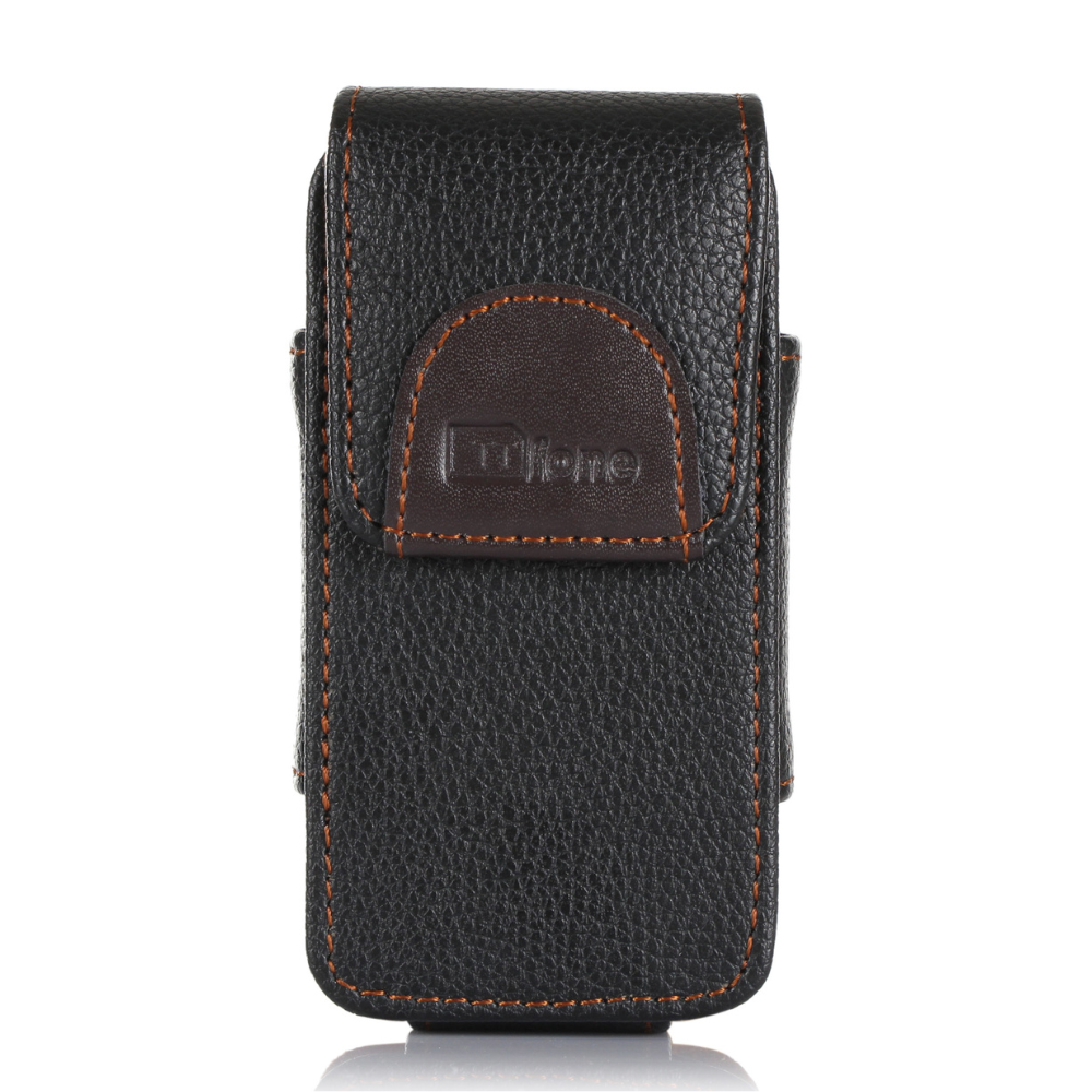 TTfone Original Brown Faux Leather Holster Case (TTCS3) for Lunar TT750, Nova TT650 Mobile