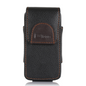 TTfone Original Brown Faux Leather Holster Case (TTCS3) for Lunar TT750, Nova TT650 Mobile