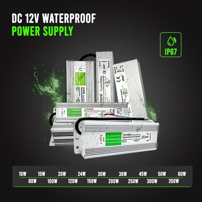 12V 60W IP67 LED Power Supply Transformer ~2098