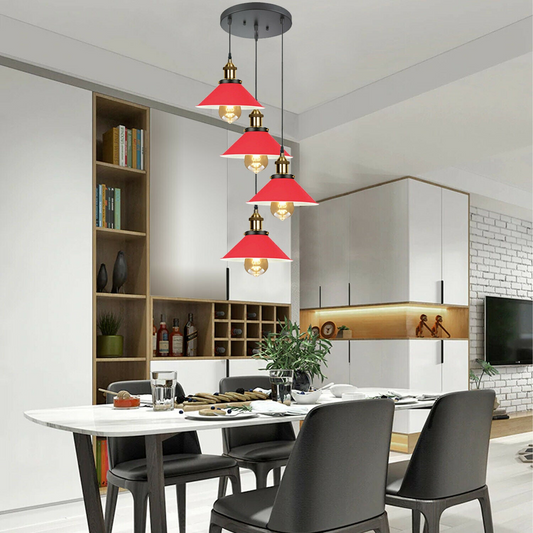 Modern Industrial Lampshade Chandelier Ceiling Pendant Light Pub Restaurant Lamp~1567