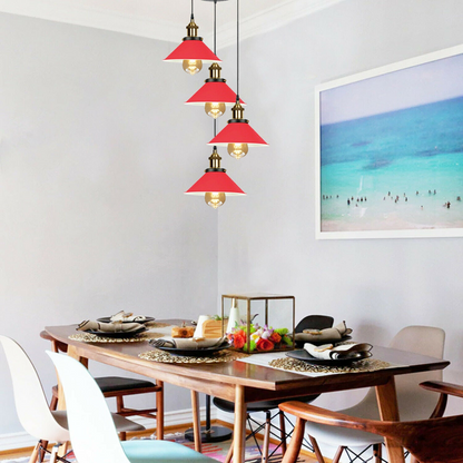 Modern Industrial Lampshade Chandelier Ceiling Pendant Light Pub Restaurant Lamp~1567