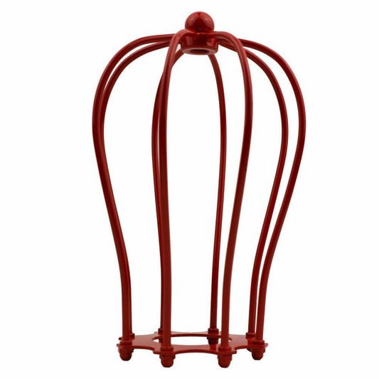 Red Lampshade Metal Balloon Cage Wall Easy Fit Hanging light~2442