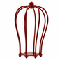 Red Lampshade Metal Balloon Cage Wall Easy Fit Hanging light~2442