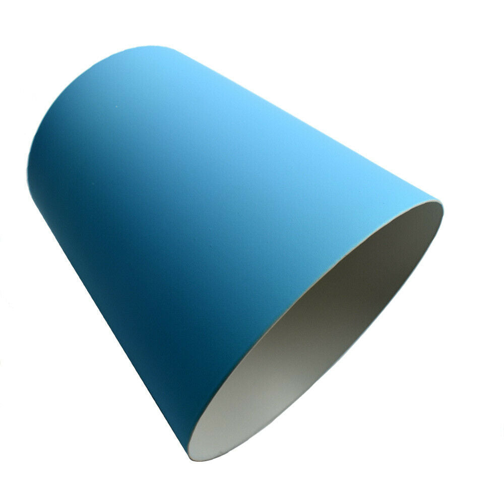 Modern Blue Colour Metal Easy Fit Lampshade~2241