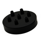 7 Outlet Black Metal Ceiling Rose 120x25mm~2777