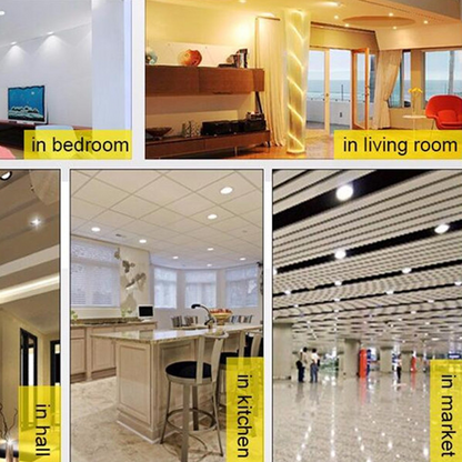 12W Modern LED Adjustable Tilt Angle Downlight Recessed Round Ceiling Spotlights~2533