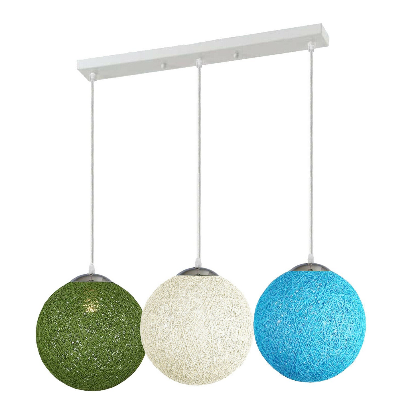 Pendant Light Shades Round Concise Hand woven Multi Colour Rattan Vine Ball Lamp Light~1877
