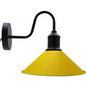 Modern Retro Industrial Yellow Color Wall Mounted Lights Rustic Sconce Lamps Fixture~2479