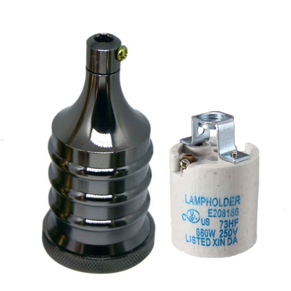 Ceiling Light Black E27 Edison bulb holder For Decoration Bulb~2944