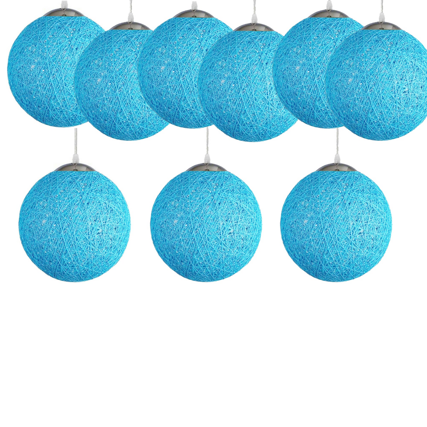 Blue Rattan Ceiling light shade ~1807