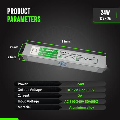 Transformer 12V DC LED Driver Power Supply~3360