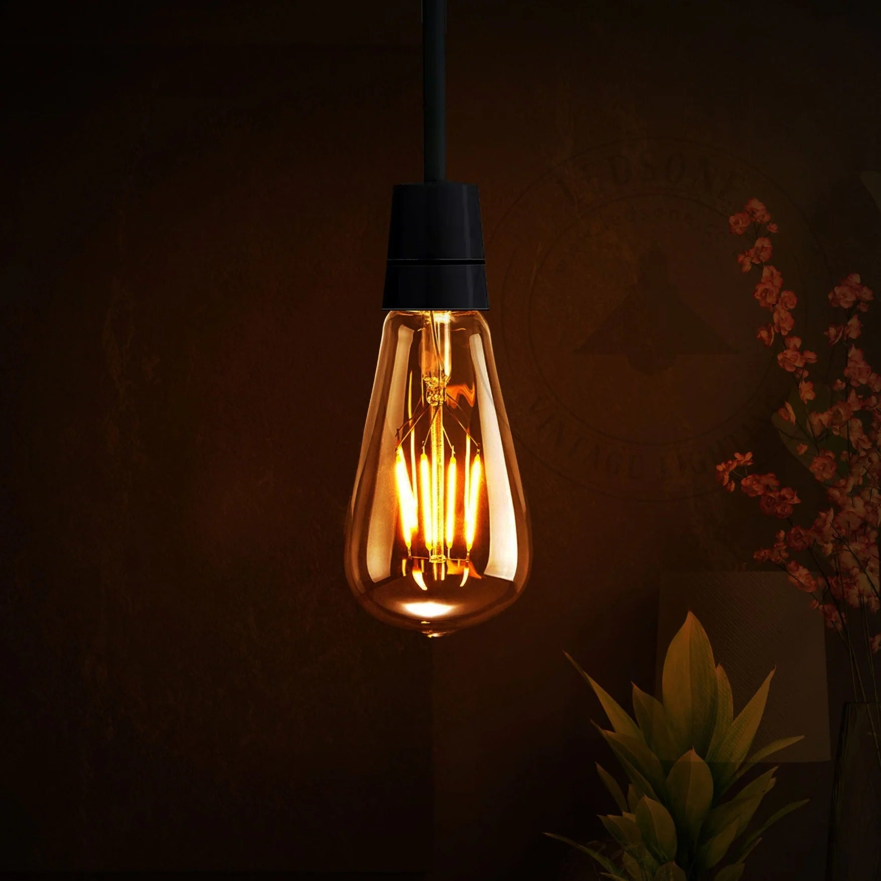 ST64 Squirrel Cage Bulb E27 4W Decorative Filament Bulbs~3239