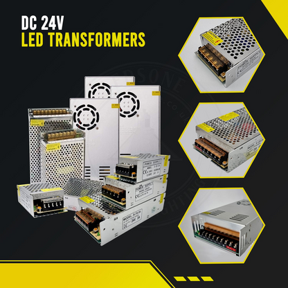 AC 110/220V to DC 24V AC Transformer Regulated Switching Power Supply Driver Adapter~3296