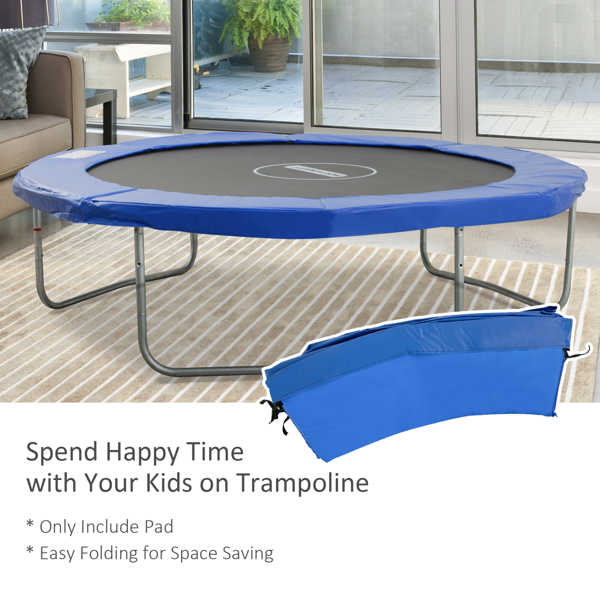 10ft Trampoline Surround Safety Foam Pad | HOMCOM